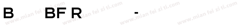 Bonn BF Regular字体转换